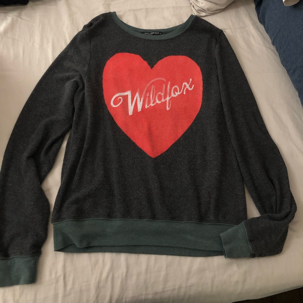 Wildfox Grey Pull-over Sweater